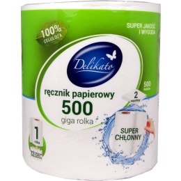 Ręcznik w rolce Delikato Jumbo 500 DELIKATO