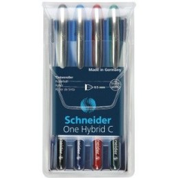 PIÓRA KULKOWE SCHNEIDER ONE HYBRID C 0.5 MM 4 KOLOR Schneider