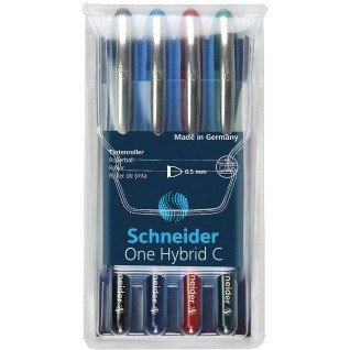 PIÓRA KULKOWE SCHNEIDER ONE HYBRID C 0.5 MM 4 KOLOR Schneider