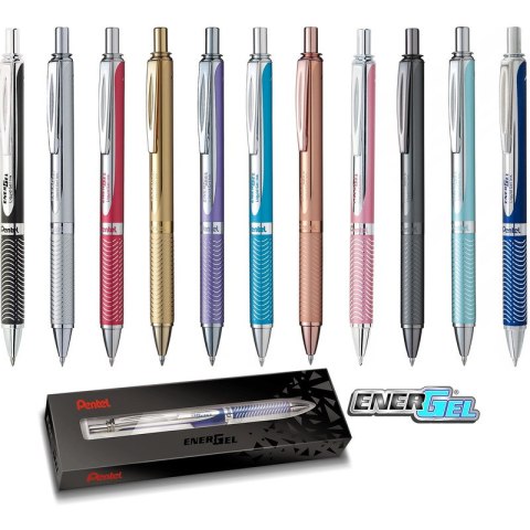 PIÓRO KULKOWE PENTEL ENERGEL BL407, CZARNY Pentel