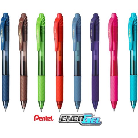 Pióro kulkowe Pentel EnerGel BL107 brązowe Pentel