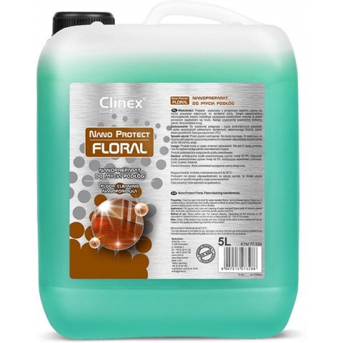 Preparat Clinex Nano Protect Floral 5L (do mycia p Clinex