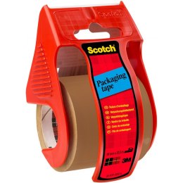 Taśma pakowa na podajniku Scotch 48mm/20.3m brązowa, BRĄZOWY Scotch