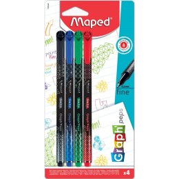 CIENKOPISY MAPED GRAPH'PEPS DECO BASIC 4 KOL Maped