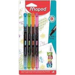 CIENKOPISY MAPED GRAPH'PEPS DECO FANCY 4 KOL Maped