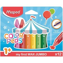 Kredki świecowe Maped Color'Peps Jumbo Early Age 12 kolorów Maped