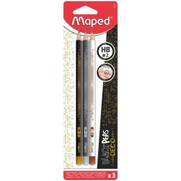 Ołówki Maped Black'Peps Deco HB (3) Maped