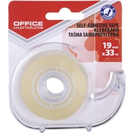 Taśma biurowa Office Products 19mm/30m transparentna dyspenser Office Products