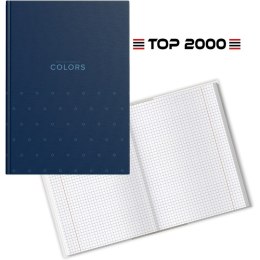 Brulion Top 2000 Colors A4/192k kratka niebieski Top 2000