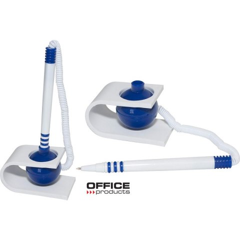 Długopis na sprężynce Office Products stojący niebieski Office Products