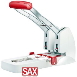 Dziurkacz Sax Design 908 szaro-czerwony Sax