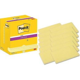 Karteczki Post-it Super Sticky 76x127mm (655-12SSCY) żółte (12x90) Post-it