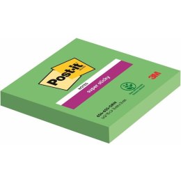 Karteczki Post-it Super Sticky 76x76mm (654-6SS-GRN) zielone (90) Post-it