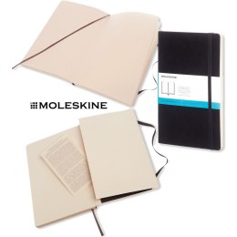 Notatnik Moleskine Classic L (13x21cm) kropki czarny Moleskine