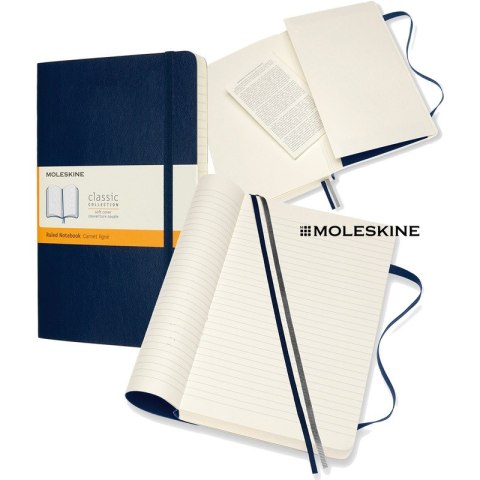 Notatnik Moleskine Classic L (13x21cm) linie niebieski Moleskine