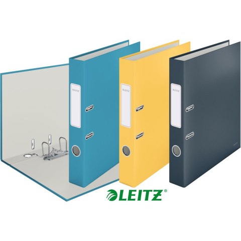 Segregator Leitz 180° Cosy Soft Touch A4/50mm żółty, ŻÓŁTY Leitz