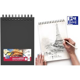 Szkicownik Oxford Sketchbook A5/40k czarny Oxford