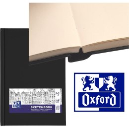 Szkicownik Oxford Sketchbook A6/96k czarny Oxford