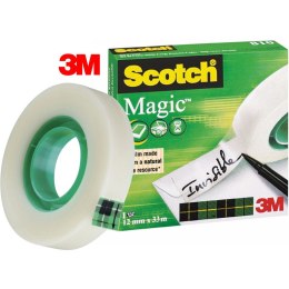 Taśma biurowa Scotch Magic 12mm/33m matowa Scotch