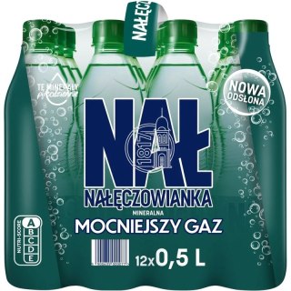 Woda Nałęczowianka 0.5L mocno gazowana (12) Nałęczowianka