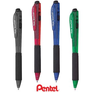 Długopis żelowy Pentel Wow! Gel K437CR czarny, CZARNY Pentel