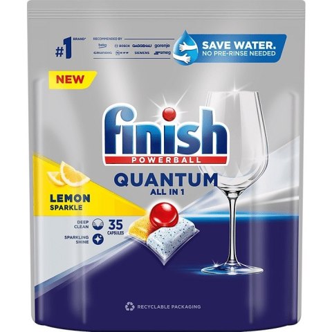 Kapsułki do zmywarki Finish Quantum All-in-1 Lemon (35) FINISH