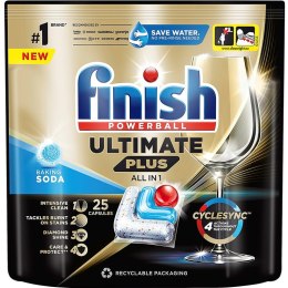 Kapsułki do zmywarki Finish Ultimate Plus All-in-1 Baking Soda (25) FINISH