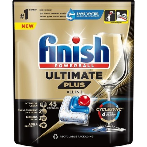 Kapsułki do zmywarki Finish Ultimate Plus All-in-1 Fresh (45) FINISH