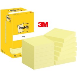 Karteczki Post-it 76x76mm (654-CY) żółte (12x100) Post-it