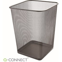 Kosz na śmieci Q-Connect 18L metalowy czarny Q-CONNECT