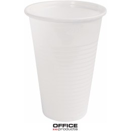 Kubek plastikowy Office Products 200ml termiczny biały (100) Office Products