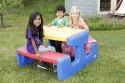 Little Tikes Large picnic table Primary Duży Stolik Do Zabawy 6os. 466800060 Niebieski Little Tikes