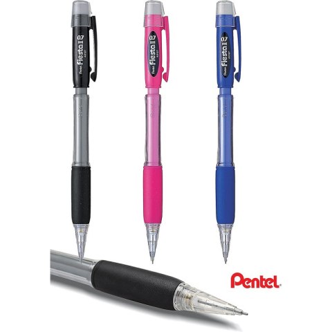 Ołówek automatyczny Pentel Fiesta II 0.7mm czerwony, CZERWONY Pentel