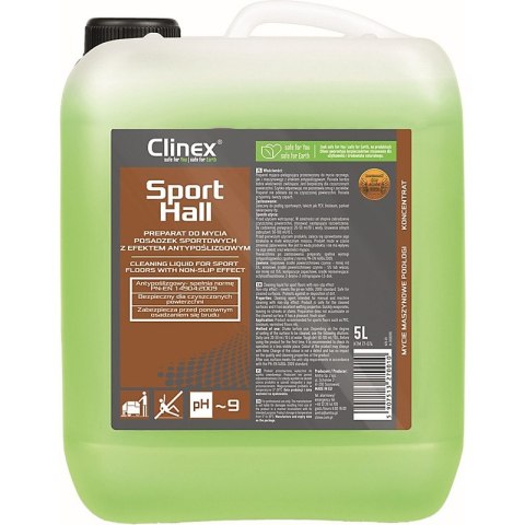 Preparat Clinex Sport Hall 5L (do mycia powierzchni hal sportowych) Clinex