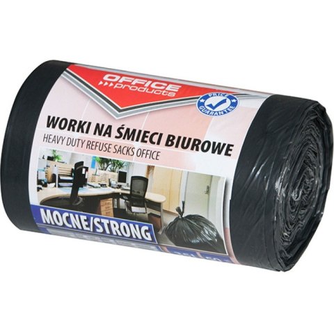 Worki na śmieci Office Products 35L LDPE czarne (50) Office Products