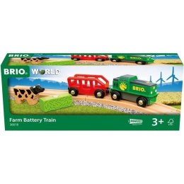 Brio Pociąg na baterie Farma 63601800 Brio