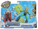 Hasbro Bend And Flex Thor i Loki Marvel F0245 Hasbro