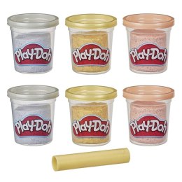 Play-Doh ciastolina 6 tub metalicznych zestaw Play-Doh