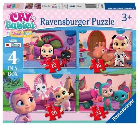 Ravensburger Puzzle dla dzieci 2D 4in1: Cry Babies 12/16/20/24 elementy 3052 Ravensburger