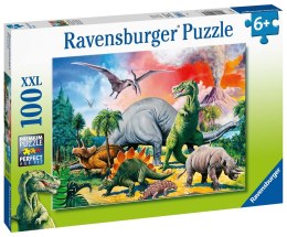 Ravensburger Puzzle dla dzieci 2D: Dinozaury 100 elementów 10957 Ravensburger