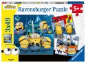 Ravensburger Puzzle dla dzieci 2D: Minionki 2 3x49 elementów 5082 Ravensburger