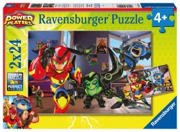 Ravensburger Puzzle dla dzieci 2D: Power Players 2x24 elementy 5190 Ravensburger