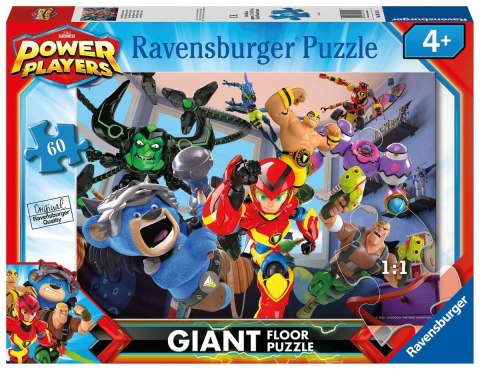 Ravensburger Puzzle dla dzieci 2D: Power Players Giant 60 elementów 3118 Ravensburger