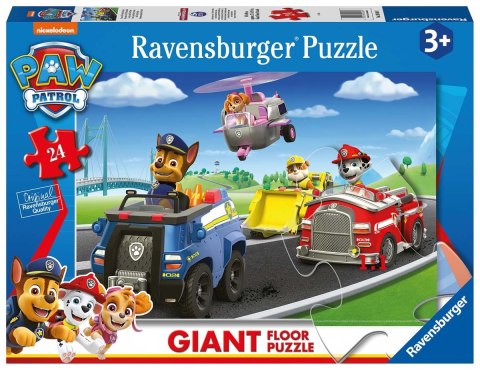 Ravensburger Puzzle dla dzieci 2D: Psi Patrol Giant 24 elementy 3089 Ravensburger