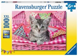 Ravensburger Puzzle dla dzieci 2D: Słodkie kotki 100 elementów 12985 Ravensburger