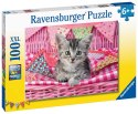 Ravensburger Puzzle dla dzieci 2D: Słodkie kotki 100 elementów 12985 Ravensburger