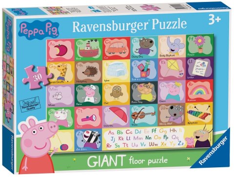 Ravensburger Puzzle dla dzieci 2D: Świnka Peppa Giant 24 elementy 3116 Ravensburger