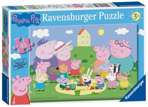 Ravensburger Puzzle dla dzieci 2D: Świnka Peppa. Piknik 35 elementów 8632 Ravensburger