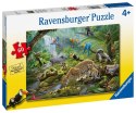 Ravensburger Puzzle dla dzieci 2D: Zwierzęta z lasu tropikalnego 60 elementów 5166 Ravensburger