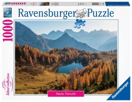 Ravensburger Puzzle 2D 1000 elementów: Jezioro Bordgalia Włochy 16781 Ravensburger